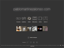 Tablet Screenshot of pablomartinezalonso.com